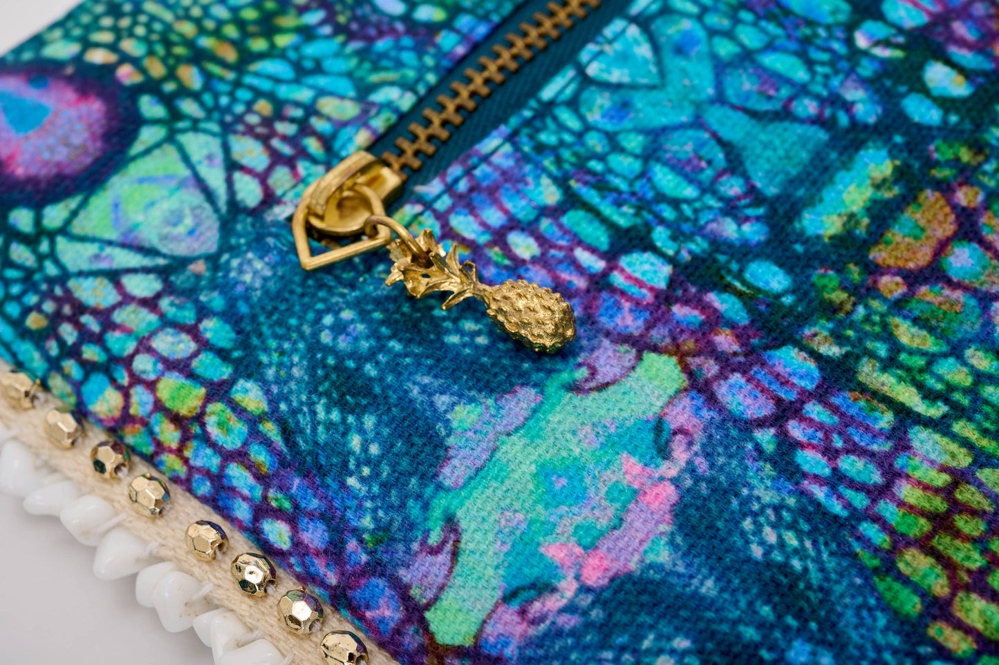 Blue Iguana Clutch Bag
