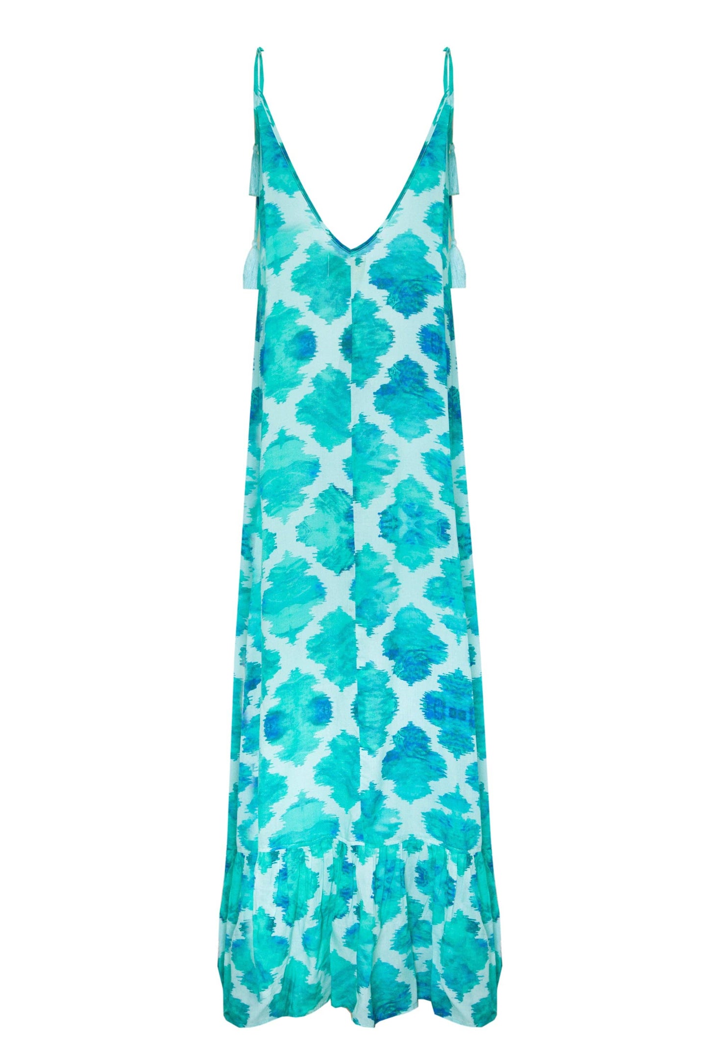 Jade Paradise Maxi Sun Dress