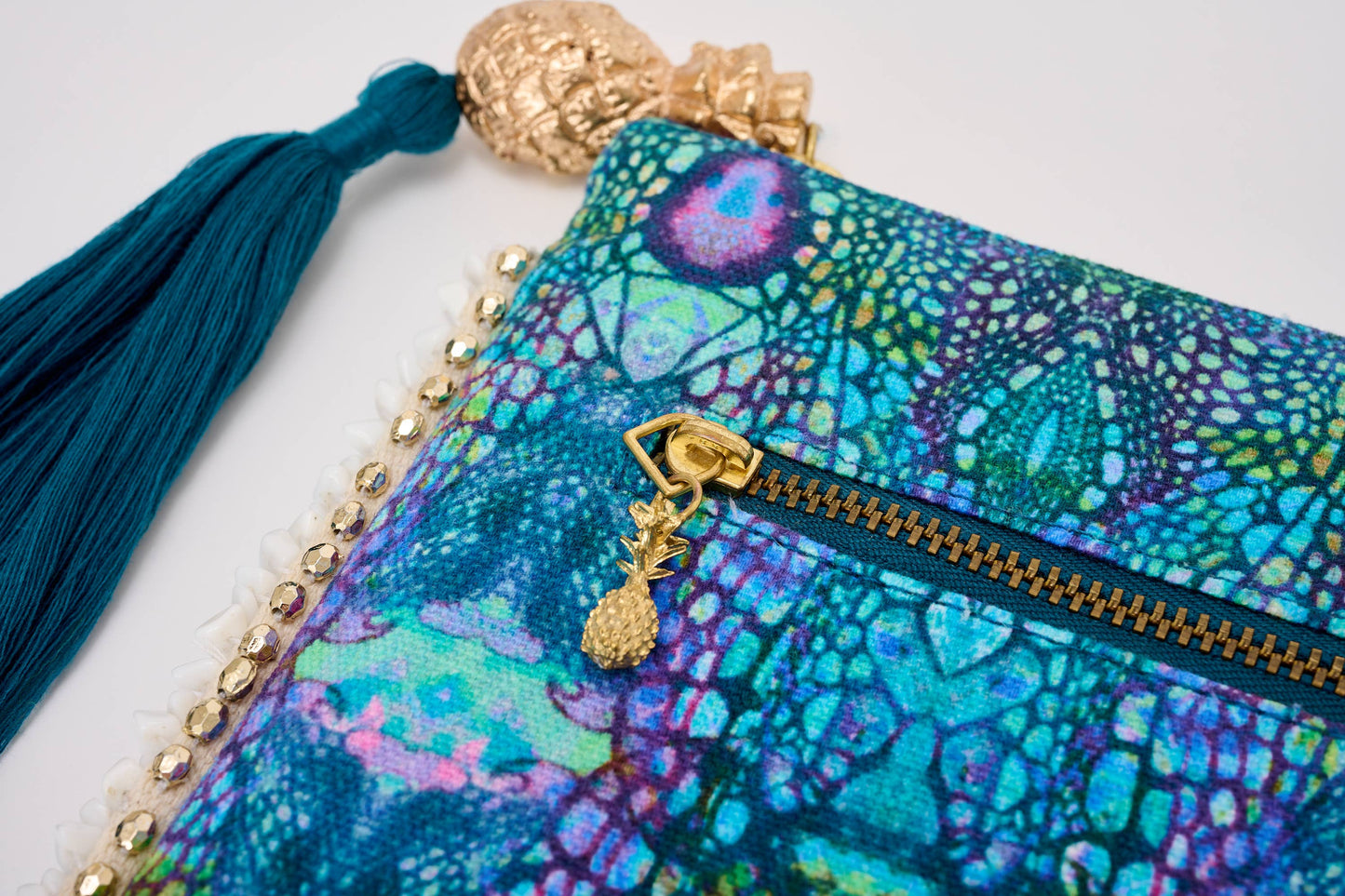 Blue Iguana Clutch Bag