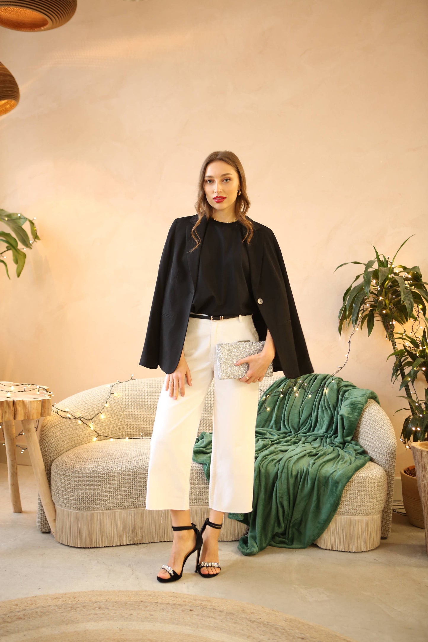 Cropped Straight Leg Jeans