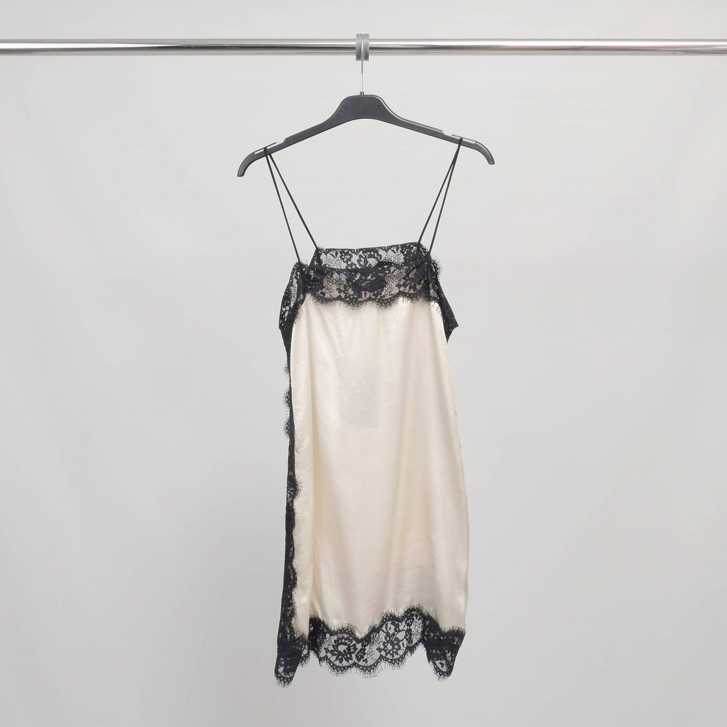 Midnight Blue Satin Tank Top